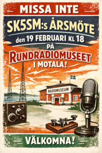 SK5SM – årsmöte.