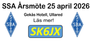 SSA Årsmöte 25/4 2026 – Ullared