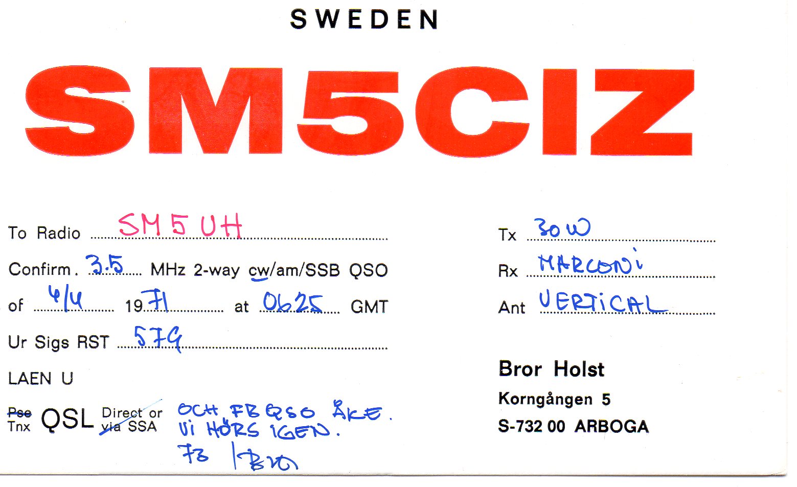 SM5CIZ Bror 80, SMØMMO Jouni 50 och SAØBHG Adam 30 år u2013 Föreningen 