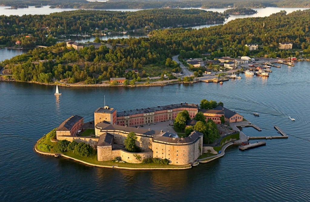 Vaxholms fästning, platsen för Täby Sändareamatörers fieldday den 23 augusti.