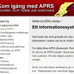 aprssweden.se hittar du på nätet. Där finns nödvändig information för att komma igång.