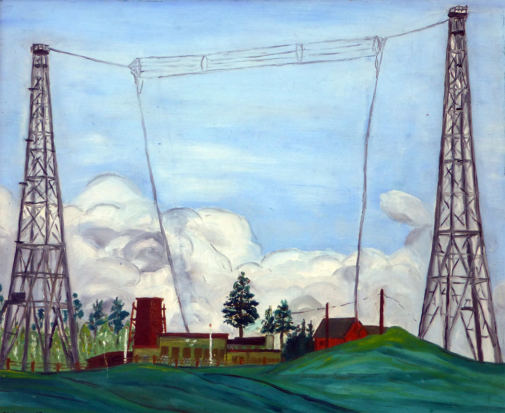 målning motala radiostation 1930
