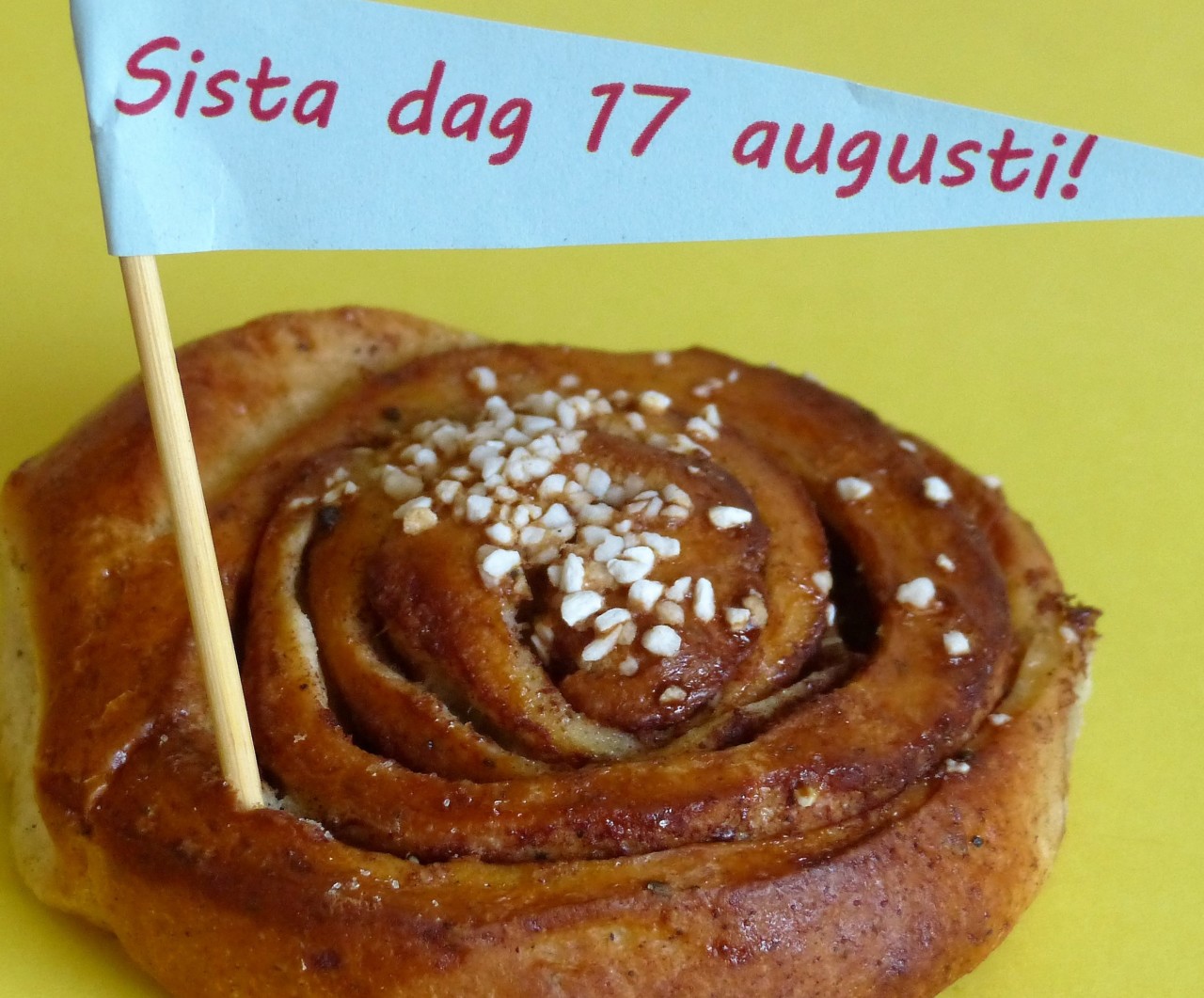 Bulle flagg. Sista dag