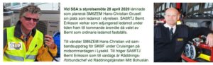 Förändringar i SSA:s styrelse