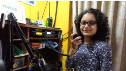  VU3FNV/Smriti en 13 år gammal radioamatör