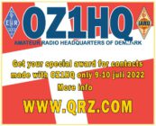 OZ1HQ diplom 9-10 juli 2022