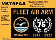 VK75FAA – 75 årsdagen Royal Australien Navy Fleet