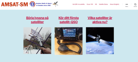 Amatörradiosatelliter på SSAs årsmöte