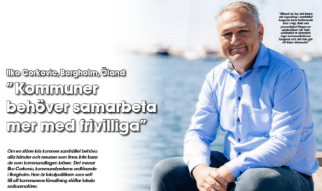 Kommunalrådet uppmanar till samarbete med lokala radioklubbarna.