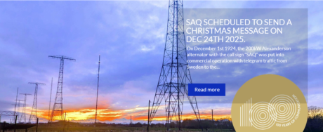 SAQ sänder den 24e december 2025.