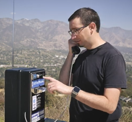 SOTA telefon av N6ARA.