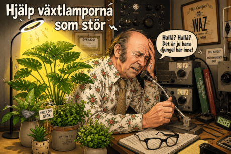 Växtbelysning stör radio.