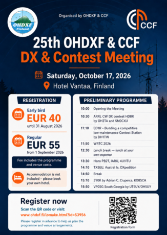 25th DX Contest Meeting in Finland.