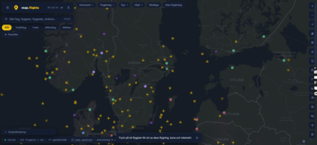 Flygradar: sökes ADS-B-mottagare på 1090 MHz!